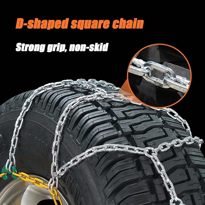 Car Snow Chains, Auto-Fixing Tire Chains for Smart #1 SUV 2022-2025, Quick Fit Portable Reusable Universal Emergency Traction