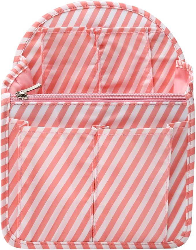 Surblue Backpack Organizer Insert Liner Hanging Travel Rucksack Purse and Handbag Insert Pocket, High-capacity Divider Foldab