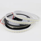 LED Strip Lights Cold White 6500K 16.4ft/5M Double Row 2835 SMD 2400LEDs DC 24V Daylight Bright Dimmable Flexible LED Tape Light Waterproof IP67 Outdoor Lighting(No Adapter and Dimmer)
