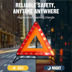XOOL Warning Triangle, Emergency Warning Triangles for Vehicles, Reflective Triangle, Emergency Warning Reflector Safety Tria