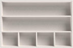 ClosetMaid Jewelry Trays, Set of 3, Stackable, Soft Velvet, Accessory Organizer for Earrings, Necklaces, Watches, Bracelets, 