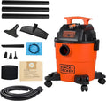 BLACK+DECKER Shop Vacuum Wet and Dry, 4 Gallon 3-in-1 Portable Shop Vac with Accessories, Workshop, Garage, Home and Car Vacu