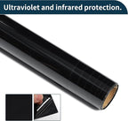 Motoforti Nano Ceramic Car Window Tint Film VLT 15% IRR 65% UVR 85% Black 5ft x 30inch Privacy Film 2mil PET 1 Pc