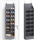 Lifewit 8 Tier Over the Door Shoe Organizer with 15 Large Deep Pockets, Fabric Hanging Shoes Shelf for Closet, Dorm Storage, 