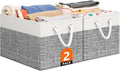StorageTastic Storage Bin,Collapsible Storage Basket For Organizing,Large Storage Boxes With Rope Handles,Storage Containers,