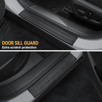 Floor Mats for Lexus RX350/RX350H/RX500h 2023-2026, All Weather Floor Mats Trunk Cargo Liner with Backrest Protectors and Door Sill Guards Accessories, Full Coverage Set (Not fit RX450h & PHEV)