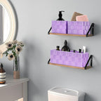 Posprica Woven Storage Baskets for Organizing, Small Black Baskets Cube Bin Container Tote Organizer Divider for Drawer, Clos