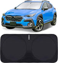Car Windshield Sun Shade Compatible with Subaru Crosstrek 2021 2022 2023 2024 Front Window Sunshades for XV Crosstreck 2012-2024 Sun Visor Protector 210T Reflective Fabric Foldable Shades Block UV Ray