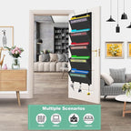 Weekly Over the Door File Organizer, Hanging File Folders Wall Organizer with 5 Large Pockets for Papers, Charts, Mails, Maga