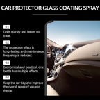 Car Protector Glass Coating Spray, Liquid Nano Formula, 9H Hardness, Water Repellent, 1 fl oz, with Multifunctional Wipe Clot