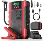 4500A Car Jump Starter with Air Compressor, Portable Battery Charger Jumpstart 12V Vehicle, Power Pack with 150PSI Tire