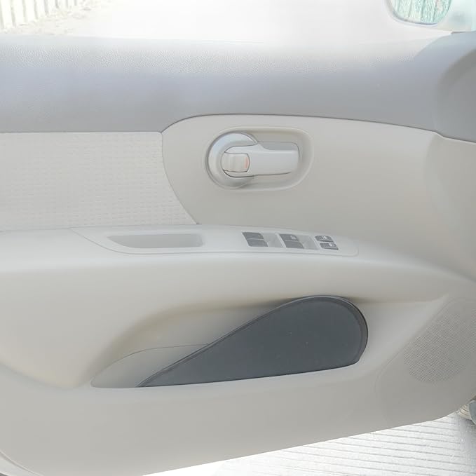 TFY Rotatable Car Side Window Sun Shade – 2-in-1 Adjustable Dual Layer Visor (Opaque Silver & Dark Tint) – Static Cling Sun Blocker for Driver Glare, UV Protection & Heat Reduction