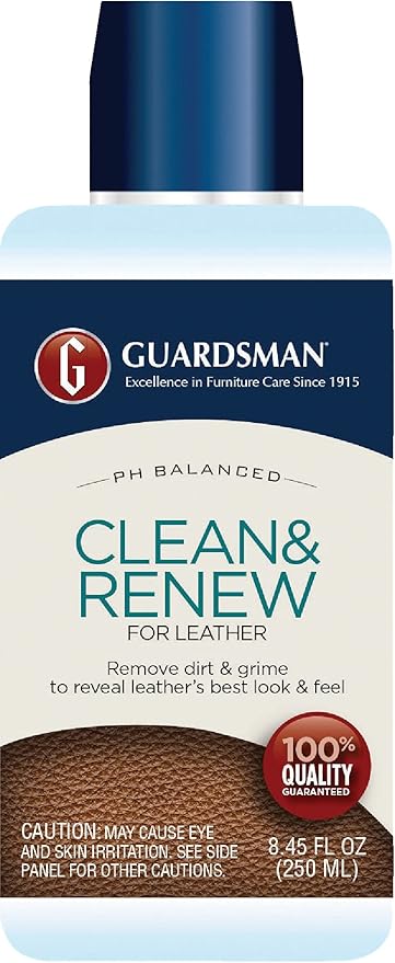Guardsman Leather Care Bundle: Leather Cleaner and Leather Protector