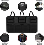 Car Trunk Organizer, Backseat Hanging Organizer with 9 Large Storage Bag Super Capacity -Trunk Organizer for SUV,Truck,Van