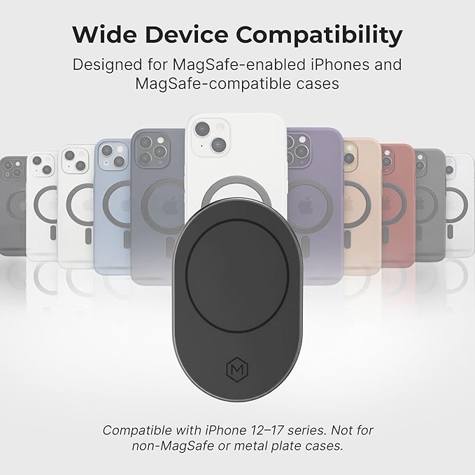 Magsafe Magnetic Phone Car Mount - Magnetic Cell Phone Holder for Car - Perfect for Magsafe Compatible Device iPhone 12-17 & iPhone Air, Galaxy, Smartphone - for Air Vent