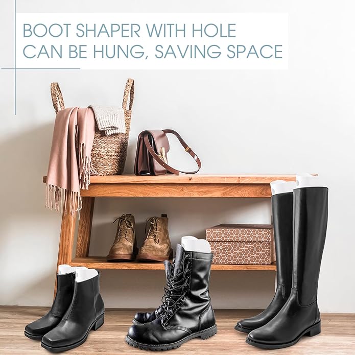 8 Packs Boot Shaper Shape Inserts Tall Boot Support for Women and Men