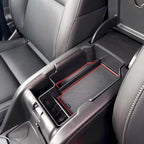 JDMCAR Compatible with Center Console Tray Chevy Colorado/GMC Canyon Accessories 2015-2020 2021 2022 - Red Trim