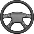MEWANT Steering Wheel Cover for Chevy Silverado 1500/2500 / 3500 2003-2006 / Silverado 1500 2500HD 3500 Classic/Trailblazer Hand-Stitched Microfiber Leather Steering Wheel Wrap