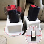 Seat Belt Buckle Holder – Easy Access to The Buckles of Rear Seats - Plug The Seat Belt in with Only One Hand – Friendly to Kids, and Passengers with Special Needs (Fluorescent x2)