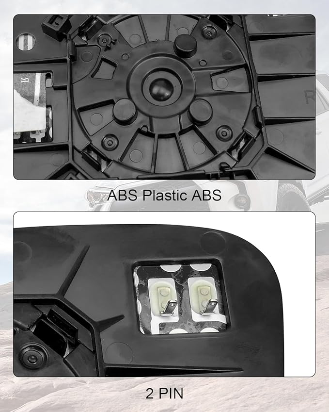 Passenger Side Mirror with Power Heated Blind Spot Fit for Toyota Rav4 2016-2018 Toyota 4Runner 2014-2020, Right Side Rear View Mirror Replace 87931-42D50 8793142D40 879310R200 879310R210