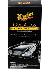 Meguiar's Gold Class Carnauba Plus Premium Liquid Wax Kit with Pure Carnauba Wax Blend and a Foam Applicator Pad for Keeping Glossy Paint Protected Like a Pro, 16 Oz Bottle (Pack of 2)