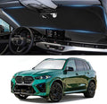Sunshade for X5 Windshield Sun Shade for BMW X5 2019-2025 2026 Accessories Foldable Front Window Shield Cover Sun Visor Protector Block UV Rays
