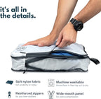 Large Compression Packing Cubes for Travel-Packing Cube Luggage Organizers 4 Piece Set for Checked Luggage-Ultralight, Expand