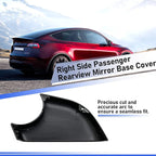 Jaronx Compatible With Tesla Model 3 Mirror Bottom Cover 2017-2025, Right Passenger Side Rearview Mirror Lower Base Cover Bottom Trim Replacement For Tesla Model 3 Accessories(Right)
