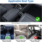 EEEKit Car Cup Holder, Car Seat Seam Wedge Cup Holder, Cell Phone Storage Organizer, Multifunction Glove Box Organizer