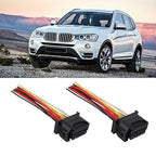 MUNIK 2PCS Headlight Cable Repair Kit Headlight Plug for BMW 5 6 7 Series 528i 535i 640i 650i 730i 740i Replace# 6925638DX 61