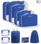11 Set / 9 Set Packing Cubes for Travel,Gifts for Women Mom Kids,TSA Approved Bags for Makeup, Cosmetic, Toiletry, Organizers