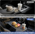 GearUp Car Table Tray for Eating Foldable Car Food Tray Multipurpose Car Desk for Laptop, Eating Food, Writing
