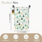 HUNRUNG Laundry Hamper,Large Canvas Fabric Lightweight Storage Basket Toy Organizer Dirty Clothes Collapsible Waterproof for 