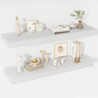 40 Inch Floating Shelves, 12" Deep Floating Shelf Wall Mounted, 40" Wall Shelves, Rustic Deep Bookshelf, Extra Deeper & Thick