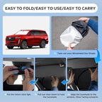 Sun Shade Sunshade for Cadillac Escalade 2021-2025 2026 Windshield Cover, 4-Layers Sun Shield 250T Silver Sun Visor Foldable Front Window Shade Blocks UV Rays Car Accessories