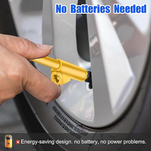 10-Pack Dual Head Tire Pressure Gauge – Heavy Duty 10-150 PSI Air Pressure Gauge with Stainless Steel Body, Metal Nozzle & Durable Plated Brass – for Cars, Trucks, Bikes, RVs (Gold)