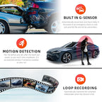 Mirror Dash Cam, 4 Channel Dash Cam Front and Rear/Inside, Touch Screen 12’’ FHD 1080Px4 Rear View Mirror Camera, 8 IR Night 