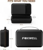 FOXWELL NT301 OBD2 Scanner Live Data OBDII Diagnostic Code Reader Tool & Portable Carrying Case for OBD2 Scanners & Battery
