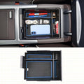 for 2024 Hyundai Palisade Center Console Organizer Tray for 2023-2025 Palisade SE/SEL/XRT/Limited/Calligraphy Armrest Box Secondary Storage Glove Box Insert Accessories (23-25 Palisade Blue Trim)