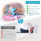 Electric Air Pump for Vacuum Storage Bag, Vacuum Seal Bags for Clothing Pump for Compression, Portable Vacpack Air Pump for V