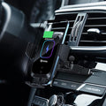 Wireless Car Charger CD Slot Phone Mount, Auto-Clamping 15W Qi Fast Charging Infrared Smart Sensor Air Vent Cell Phone Holder,Compatible with iPhone 13 Pro Max 12 11 X 8,Samsung S21 S20 S10 S9
