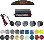 Parking Sensor Kit Backup Sensor Kit Reverse Sensor for Car 18 Color Options for Probes Adjustable Alarm Volume Professional 