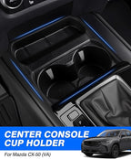 Autorder Center Console Cup Holder Insert for 2023 2024 2025 Mazda CX-50 CX50 Interior Accessories Water Cup Holder