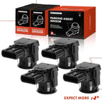 A-Premium 4-PC Reverse Backup Parking Assist Sensor Compatible with Select Honda Models - Odyssey 2011-2017, Pilot 2012-2015