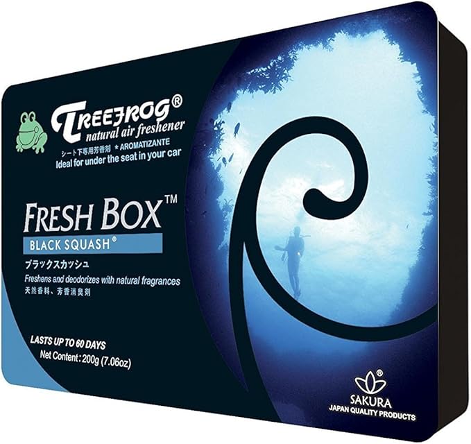 Treefrog Xtreme Fresh Air Freshener Black Squash Scent 2 Packs