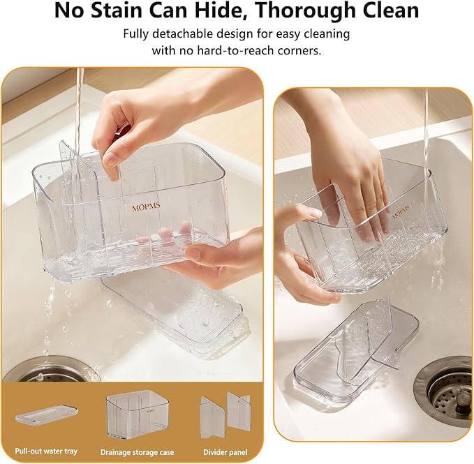 Toothbrush Holders for Bathroom Countertop Organizer, 5 Slots Large Capacity Electric Toothbrush Holder Wall-Mount for Space 