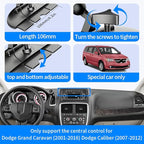 Car Phone Mount Holder For Dodge Grand Caravan 2001-2016，Caliber 2007-2012 Auto Accessories Navigation Bracket Interior CD Slot Mount Mobile Cell Phone case【Not Fit Dashboard Without CD Player】