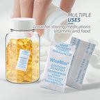 Silica Gel Packets, 0.5 Gram 2800 Silica Packets, Food Grade Dessicant, Dessicant Packs, Silica Gel for Food, Moisture