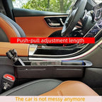 2-Pack Adjustable Car Seat Gap Filler (8.46"–12.99"), Multifunctional Seat Side Organizer, Universal Fit Gap Stopper with Push-Pull Design, Prevents Items from Falling Between Seats