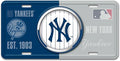 FANMATS 43217 New York Yankees Embossed Metal License Plate